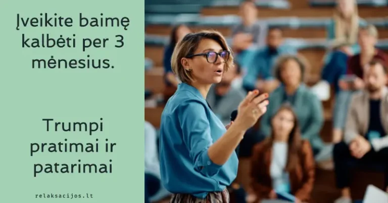 kaip iveikti baime kalbeti su vadovais?